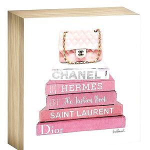 At Home Chanel Fashion House Glam Tabletop Decor
